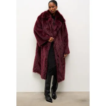 Dámský kabát Kabát Answear.LAB SNG.151.TMS burgundské 83X, vel. S/M