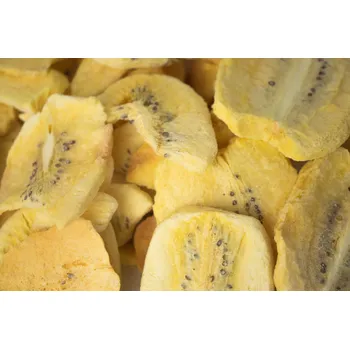 Sušené ovoce Lyofilizované žluté kiwi 100 g – křupavé plátky | Lyofio.cz