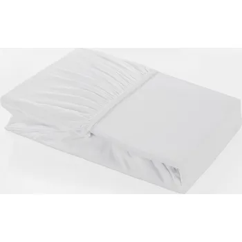 Prostěradlo Barevné napínací prostěradlo Klinmam Home Elastan, barva bílá, 180-200x200 cm