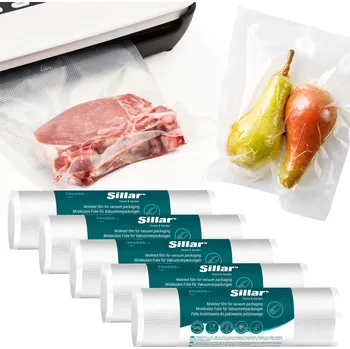 5x vakuová balicí Fólie Sillar 20 cm x 6 m