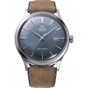 Hodinky PÁNSKÉ HODINKY ORIENT RA-AC0P03L30B BAMBINO AUTOMATIC HNĚDÉ S ŘEMÍNKEM DATUM