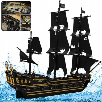 ostatní stavebnice VELKÁ SADA STAVEBNIC LOĎ PIRÁTSKÁ K SESTAVENÍ 3180 DÍLKŮ