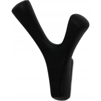 Věšák HÁČEK VĚŠÁK NA ZEĎ ČERNÝ VĚŠÁK NA OBLEČENÍ NÁBYTKOVÝ VĚŠÁK