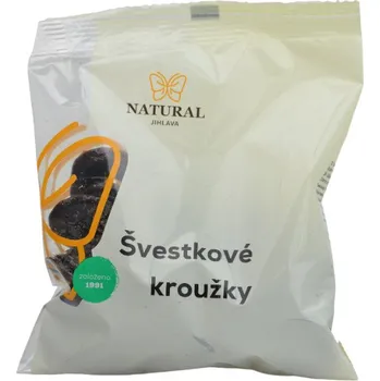 Potravina Natural Jihlava Švestkové kroužky, 150 g