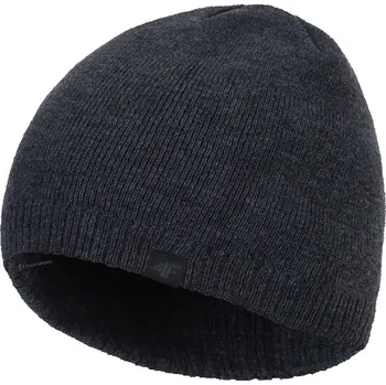 Čepice 4F zimní čepice beanie šedá, velikost L