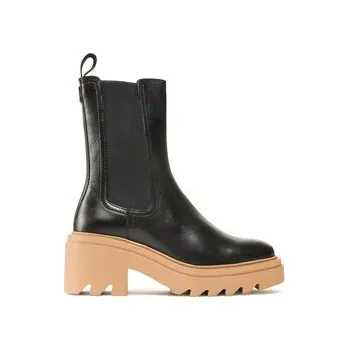 Dámské kozačky Polokozačky Gino Rossi RST-CIRCLE-02C Černá 39