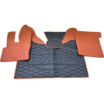 Ochranný autopotah Podlaha DAF XF106 (odpružená/pevná)- černá/hnědá