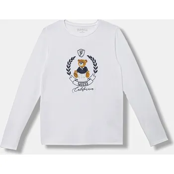 Pánské tričko Dětské tričko s dlouhým rukávem Guess J5BI26.J1314.9BYA bílá 00X, vel. 167