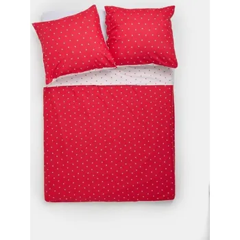 Povlečení Sinsay - Obojstranná bavlněná sada povlečení se srdíčky - vícebarevná - 052HJ-MLC - 052HJ-MLC-ONE