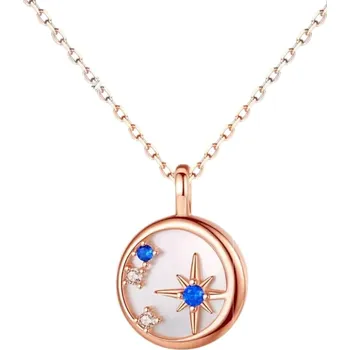 Řetízek Majya Stříbrný řetízek s přívěskem MY STAR rose Ag/; ≤2,43 g 11758