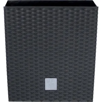 Květináč Prosperplast DRTS265L Květináč RATO LOW 26,5 cm Barva: Černá