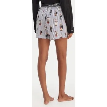 Dámské pyžamo Polo Ralph Lauren Pyžamové šortky 4P0119 Světle modrá Relaxed Fit XL