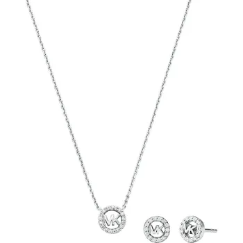 Náhrdelník Stříbrný náhrdelník a náušnice Michael Kors MKC1839SET stříbrná SLV, vel. ONE SIZE