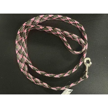 Vodítko pro psa Vodítko textilní střední a velký pes 140cm Barva: růžovo/šedá