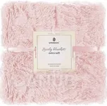 Oboustranná vlněná deka 160x200cm - růžová