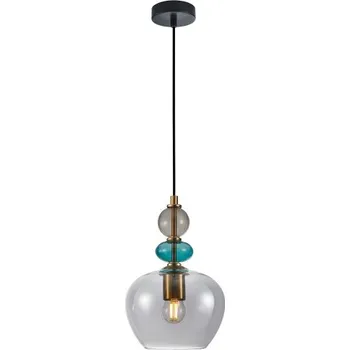 Závěsné svítidlo 1x E27 šedá ITALUX Busco PND-30263-1A-BRO-SG