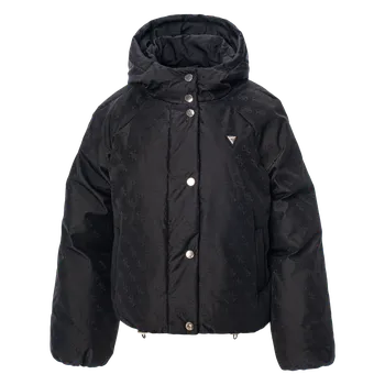 Dámská bunda Dámská Zateplená bunda GUESS 4G BOXY PUFFER JACKET V5BL07WGLW2-FJ9G – Černá M