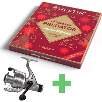 Umělá nástraha WESTIN - Adventní kalendář Premium Predator Advent Calendar 2025 + Naviják SPRO C-Tec Necton CR Reel Silver 4000