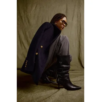 Dámské kozačky Kožené kozačky Answear.LAB AN-58629-622A-L černá 99X, EUR 36