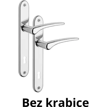 Dveřní kování Dveřní kování Rostex chrom Sonet klika/klika/klíč rozteč 90