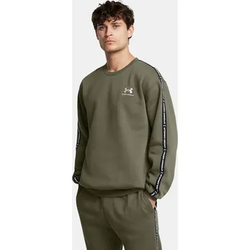 Pánská mikina Pánská mikina Under Armour UA Icon Fleece Crew Tapin 1389357-390 Zelená MD