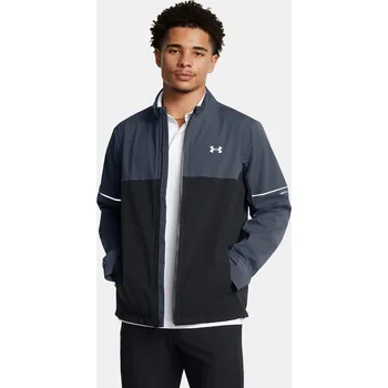 Pánská casual bunda Pánská bunda Under Armour DRIVE RAIN JACKET-GRY 1385832-044 Šedá XXL