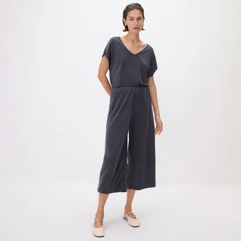 Dámské šaty Reserved - Overal s modalem - tmavě šedá - 577BW-90X - 577BW-90X-XL