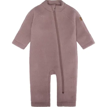 Kojenecký overall MIKK-LINE Merino overal na zip bez kapuce - růžový Twilight Mauve - Velikost: 98 Růžová 98
