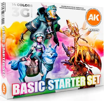 AK Interactive Basic Starter Set 3Gen AK11775 - 14x17 ml