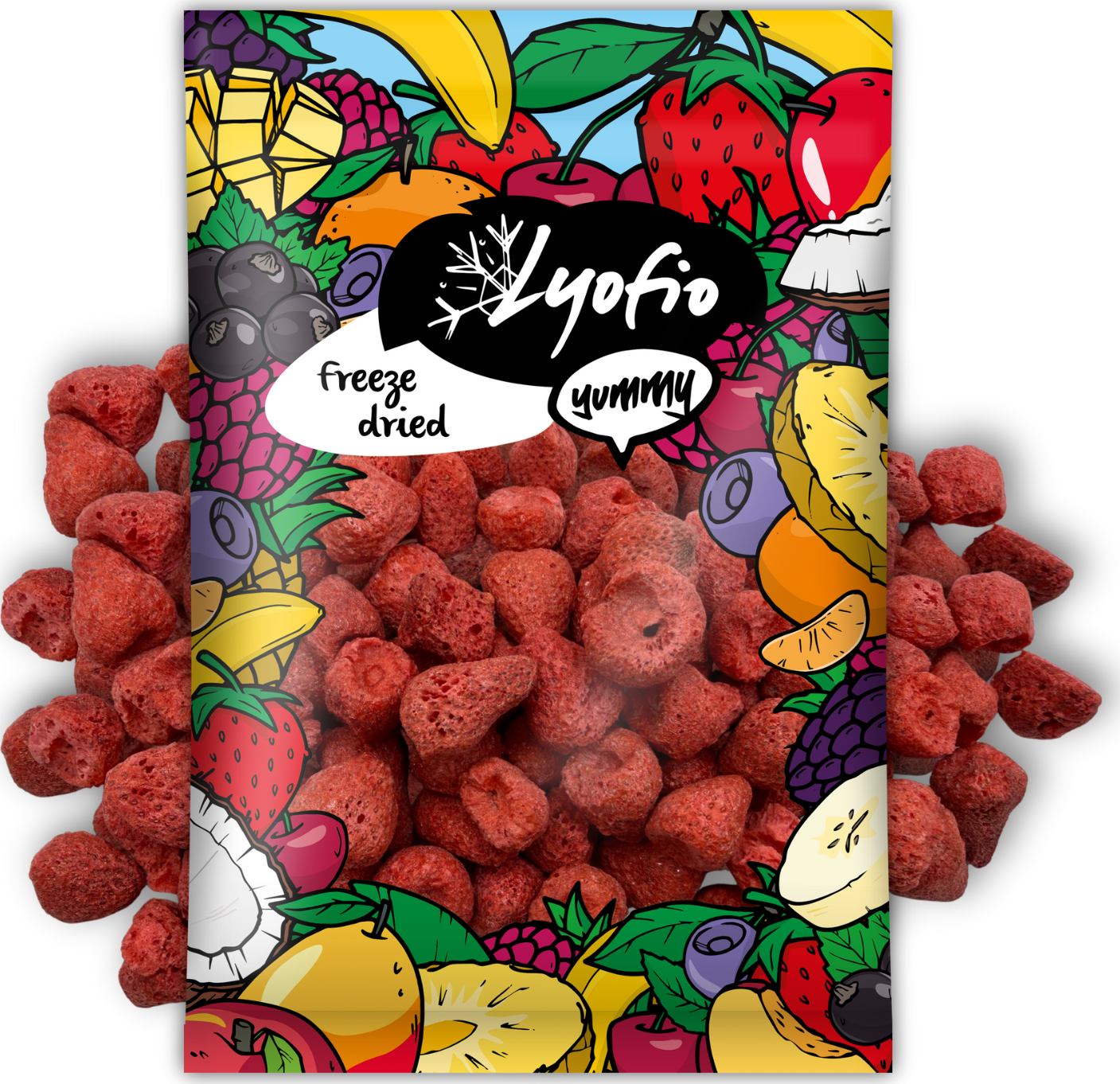 Lyofio.cz - Mrazem sušená jahoda celá 100 g