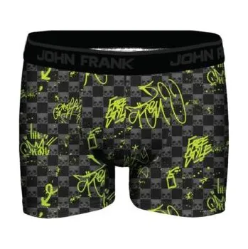 Pánská móda Pánské boxerky John Frank JFBDMOD103 černá XXL