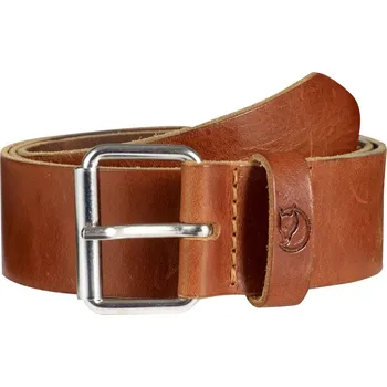 Opasek pásek FJÄLLRÄVEN Singi Belt 4 cm Leather Cognac - 95