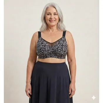 Podprsenka Dámská bezešvá podprsenka bez kostic L–6XL Velikost: XXL bez kostic, široká ramínka, vel. L–6XL