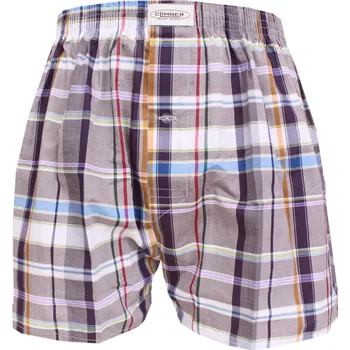 Trenýrky Pánské plátýnkové trenýrky Climber 3100C98 multicolor kostka velikost XXL