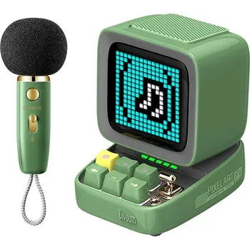 Mikrofon Bezdrátový reproduktor a mikrofon Divoom Ditoo-5M 12,5 cm 6958444604350 zelená 76X