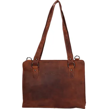 Kabelka Dámská kožená kabelka Greenwood Roxana - hnědá