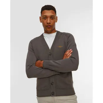 Pánský svetr Pánský šedý Svetr Aeronautica Militare 252ma1566ul00556-34400