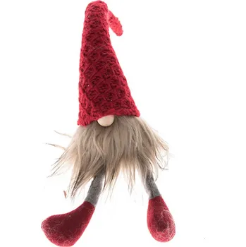 Vánoční dekorace Dakls Trpaslík textilní IVA22504 42x10x8cm