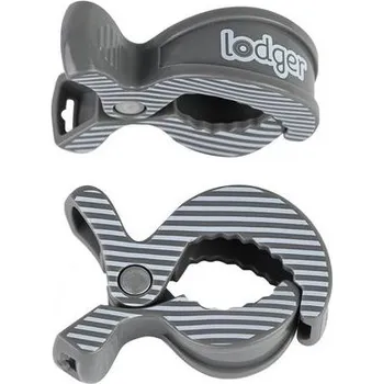 Přeprava dětí LODGER Swaddle Clip print 2balení Carbon-Stripe