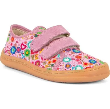 Dívčí tenisky Dívčí barefoot tenisky CANVAS Pink+ Froddo G1700379-33 růžová - 30