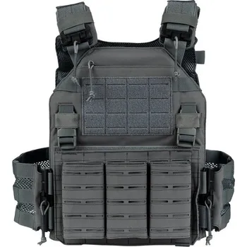 Neprůstřelná vesta 101INC Vesta QR nosič plátů lasercut ŠEDÁ