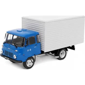 autíčko DeAgostini Robur LO 3000 1:43 - Kultovní náklaďáky minulé éry časopis s modelem #18 Robur LO3000 s ložnou plochou - kovový model auta