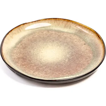 Květináč Talířek pod kokedamu, průměr 21 cm, červená