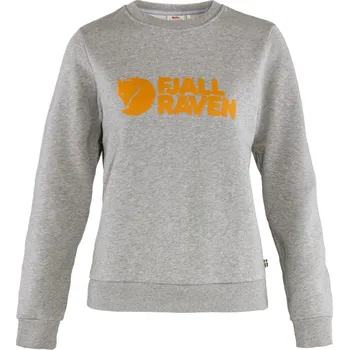 Dámská mikina svetr dámský FJÄLLRÄVEN Fjällräven Logo Sweater W Grey-Melange - S