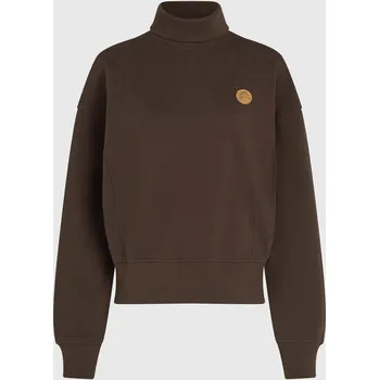 Dámské oblečení Dámská Mikina O'NEILL O'RIGINALS HIGH NECK CREW 1750118-17032 – Hnědá M
