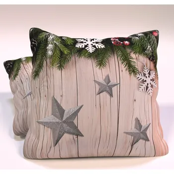 Dekorativní polštářek Polštářek vánoční hvězda Český výrobce