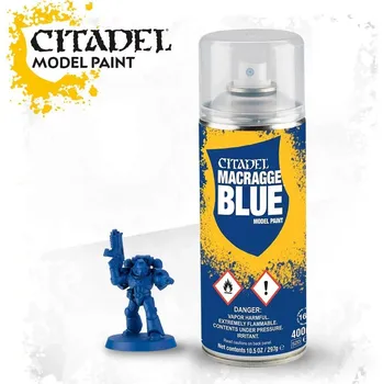 sprej Citadel Macragge Blue, modrý - 400 ml