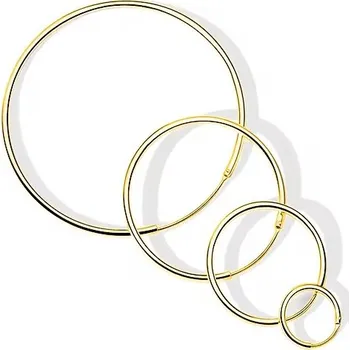 Náušnice Majya Stříbrné náušnice DARINA 30 mm pozlacené Ag/; ≤1,58 g 11129