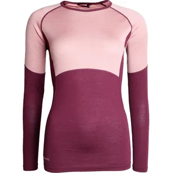Triko BAGHEERA Women Merino Brisk Top LS Barva: Dark Plum-Rose, Velikost: L
