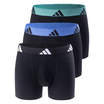 Boxerky Pánské Boxerky ADIDAS TRUNK (3PK) 4AM002-907 – Černá XXL